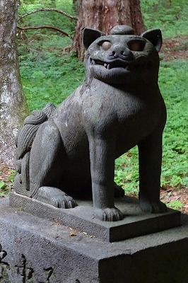 安政五年(1858)　黒川白山御嶽神社(長野県木曽町新海)　作者不明